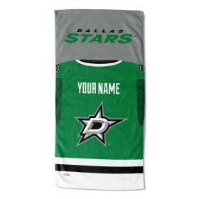 [Personalization Only] OFFICIAL NHL Jersey Personalized Beach Towel - Stars