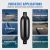 VEVOR Boat Fenders, 8.5" x 26" Boat Bumpers for Docking, Inflatable Ribbed Fender with Center Holes, Marine Boat Dock Fender Bumper with Air Pump