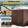 VEVOR Camping Gazebo Tent, 10'x10', 6 Sided Pop-up Canopy Screen Tent for 8 Person Camping, Waterproof Screen Shelter w/Portable Storage Bag