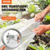 VEVOR Greenhouse Plastic Sheeting 25 x 25 ft, 6 Mil Thickness Clear Greenhouse Film, Polyethylene Film 4 Year UV Resistant, for Gardening, Farming