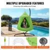 VEVOR Hanging Tree Tent, 330 LBS Capacity Hanging Tent Swing for Indoor and Outdoor Hammock Sensory Swing Chair w/LED Lights String, Inflatable Base